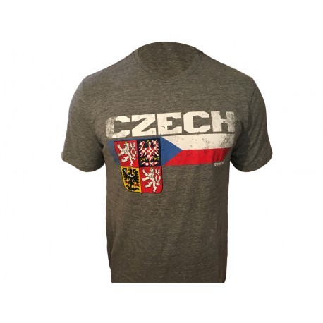 Hokejové Tričko Reebok Czech Šedý