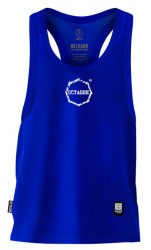 Pánský Tank Top Octagon Fight Wear Logo Smash Modrá