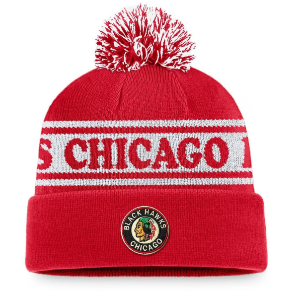 Kulich Chicago Blackhawks Sport Resort Beanie Cuff Pom