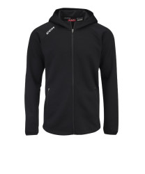 Hokejová Mikina CCM Locker Room Full Zip Hoodie Black