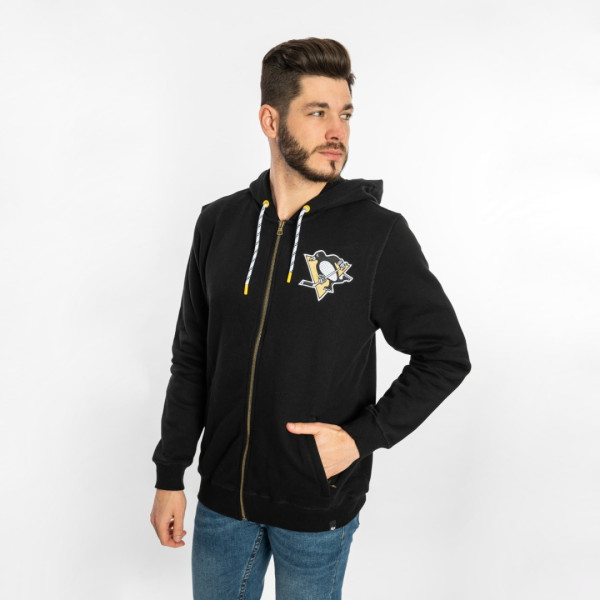 Mikina Pittsburgh Penguins Back Check ’47 Morris Full Zip Hood