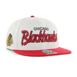 Snapback Chicago Blackhawks Crosstown Script Two tone ’47