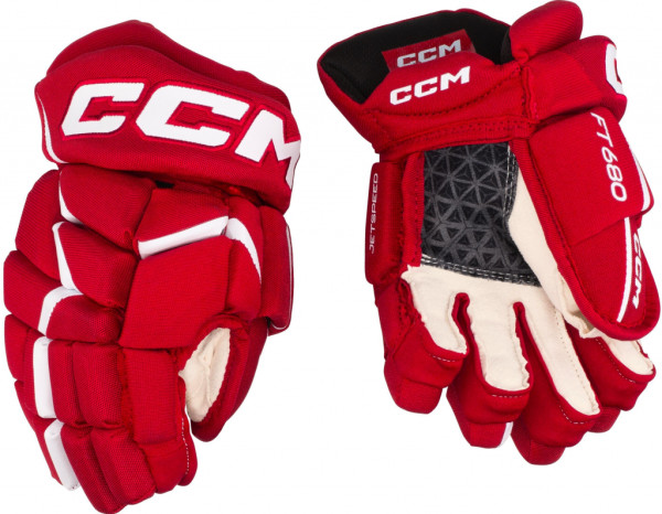 Rukavice CCM HG JetSpeed 680 Senior Red/White