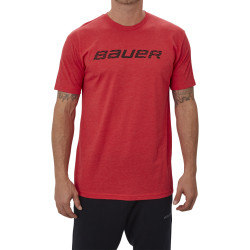 Tričko Bauer Core SS Crew Red