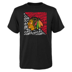 Dětské Tričko Chicago Blackhawks Divide SS CTN